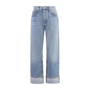 Agolde Fran Jean in Force Light Blue Size 28